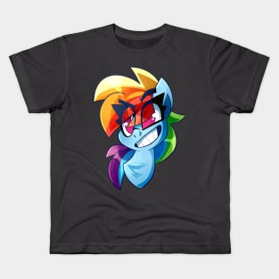 RainbowDash Bust Kids T-Shirt